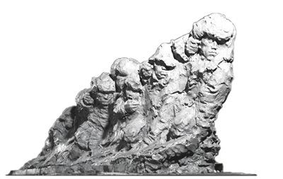 殷小烽雕塑展現“關東魂”(圖)