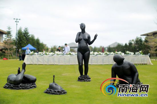 海南首屆國際海灘雕塑大展陵水開展 藝術(shù)家云集(組圖)
